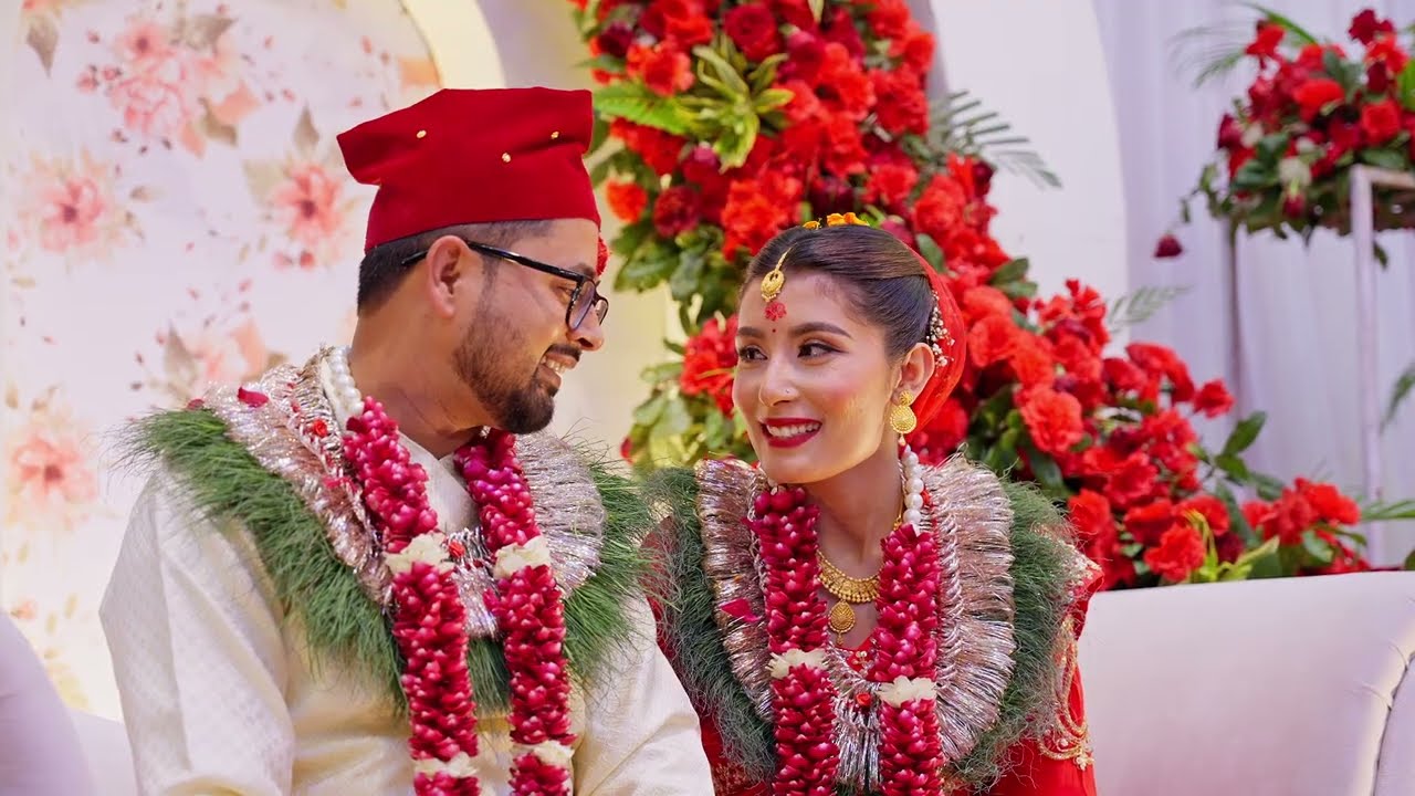 This is how Rabina and I tied the knot for forever. 💍❤️