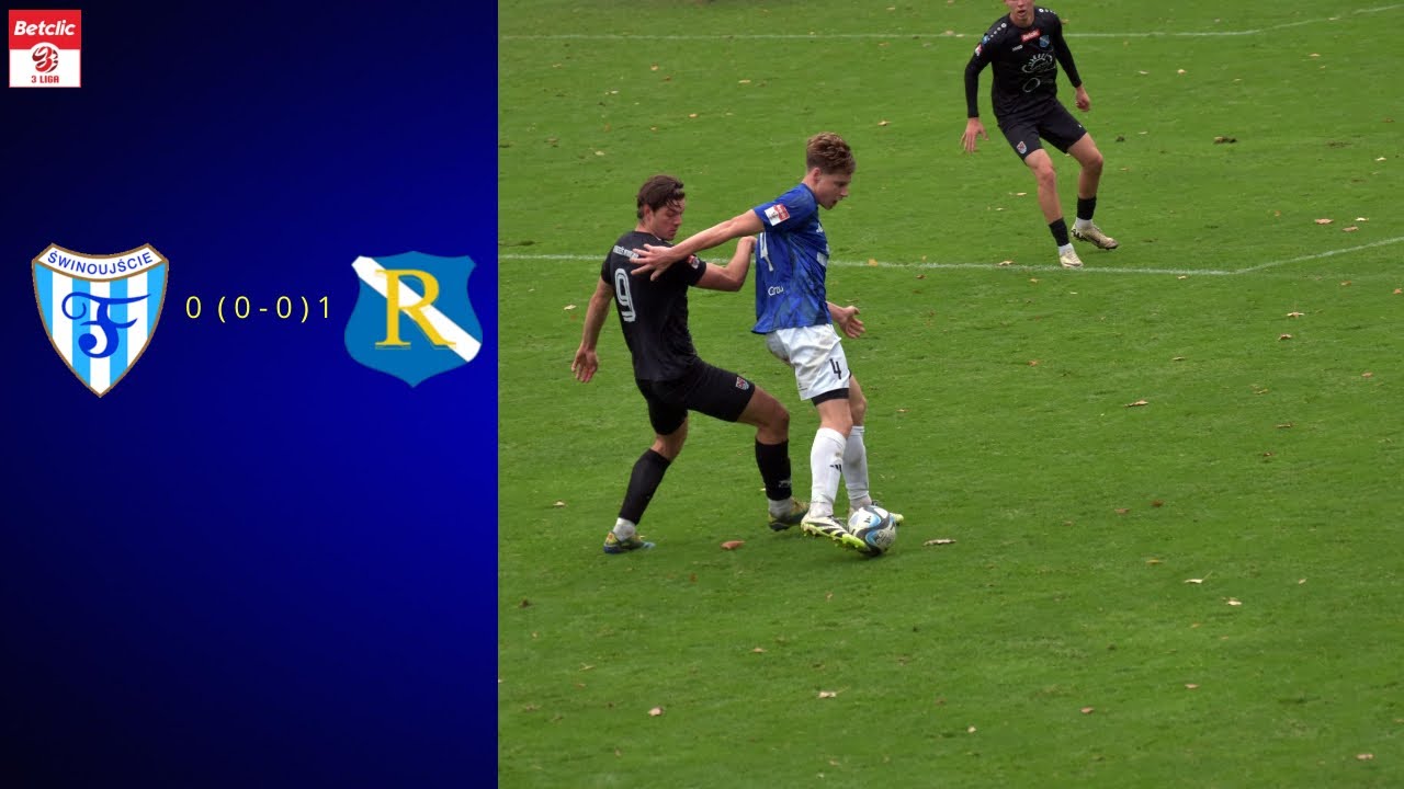 Skrót meczu Flota Świnoujście 0 - 1 ( 0 - 0 ) Wybrzeże Rewalskie Rewal