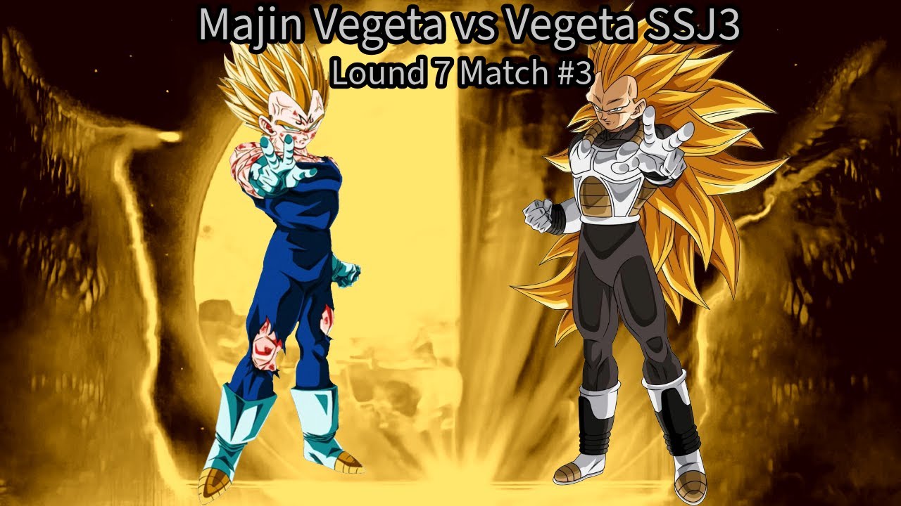 Lound 7 Match #3: Majin Vegeta vs Vegeta SSJ3 (Dragon Ball Raging Blast 2 Ultimate Tournament)