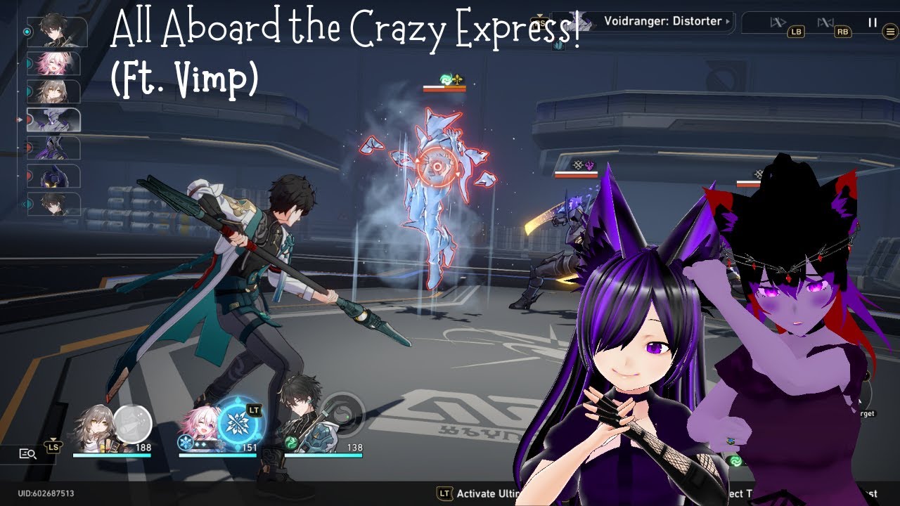 [Void Kitsune VTuber] A Galactic Train Ride? Sign Me Up! - Part 1 (Ft. @vimpchan)