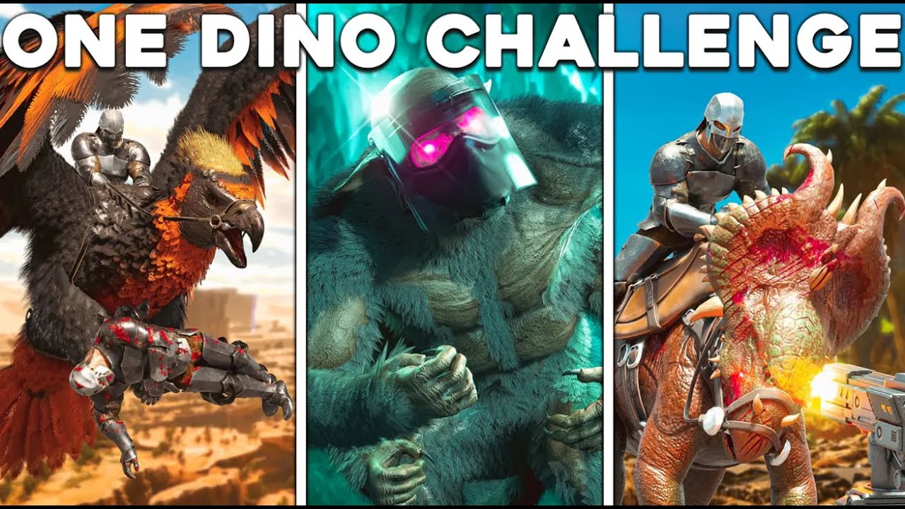 I Beat ARK PvP Using ONE Dino - Full Wipe Movie