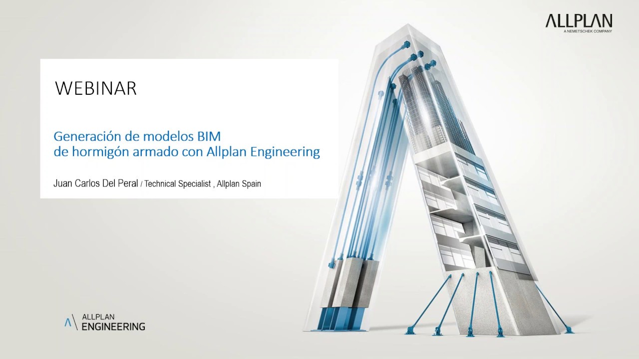 Webinar | Generación de modelos BIM de hormigón armado con Allplan Engineering