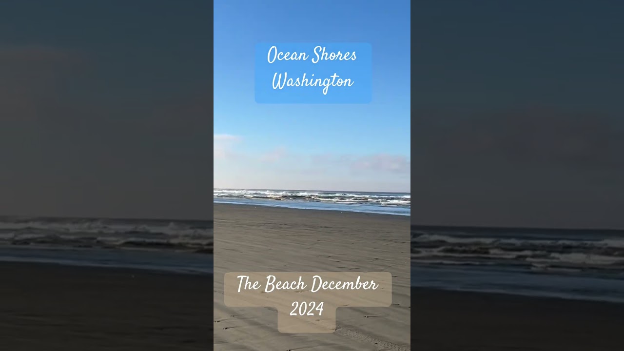 Ocean Shores Washington Beach December 2024