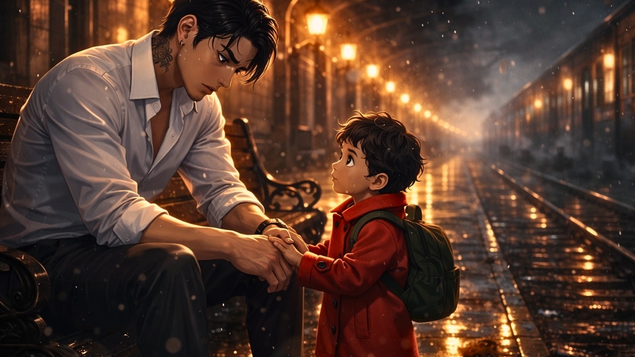 “Mister…Are You Lost Too?”—Little Boy Asked the Feared Triplet Alpha—Their Runaway Mute Omega