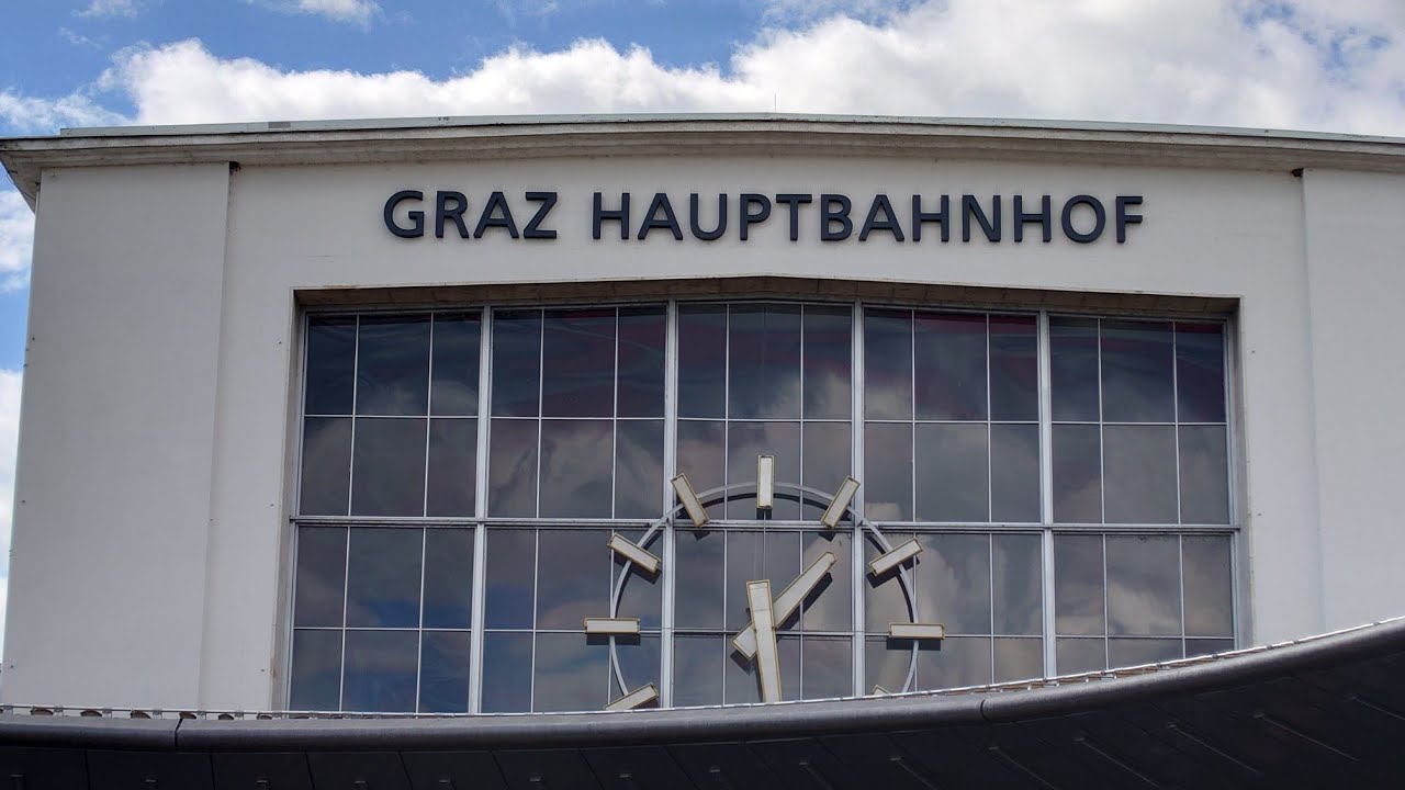 Der Grazer Hauptbahnhof im Jahr 2022