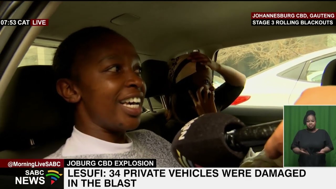 Joburg CBD Explosion | Several roads closed, traffic delays in Johannesburg CBD