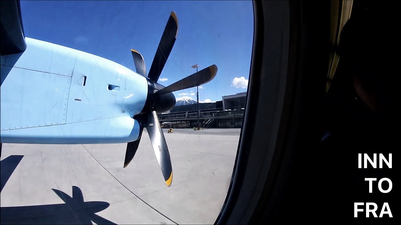 (TRIPREPORT) AUSTRIAN AIRLINES DASH 8 Q400 (OE-LGC) INNSBRUCK TO FRANKFURT