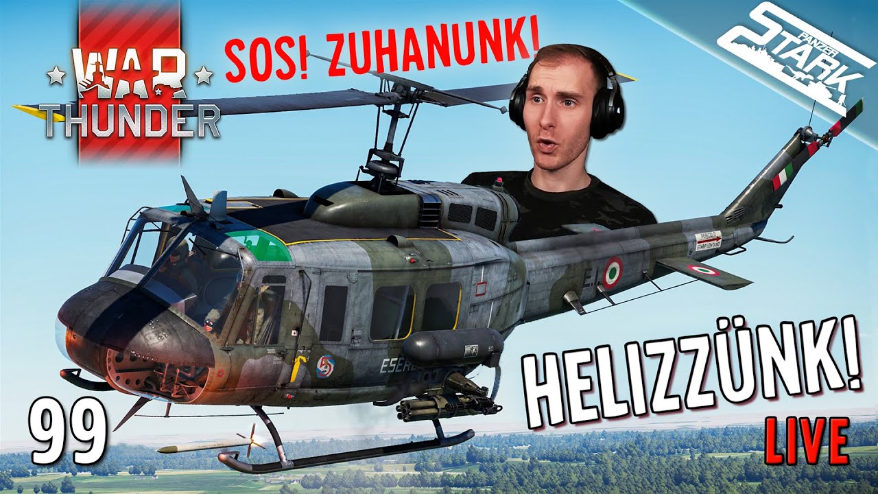 War Thunder - 99.Rész (S.O.S ZUHANUNK! Nagy Helis Skillek..) - Stark LIVE