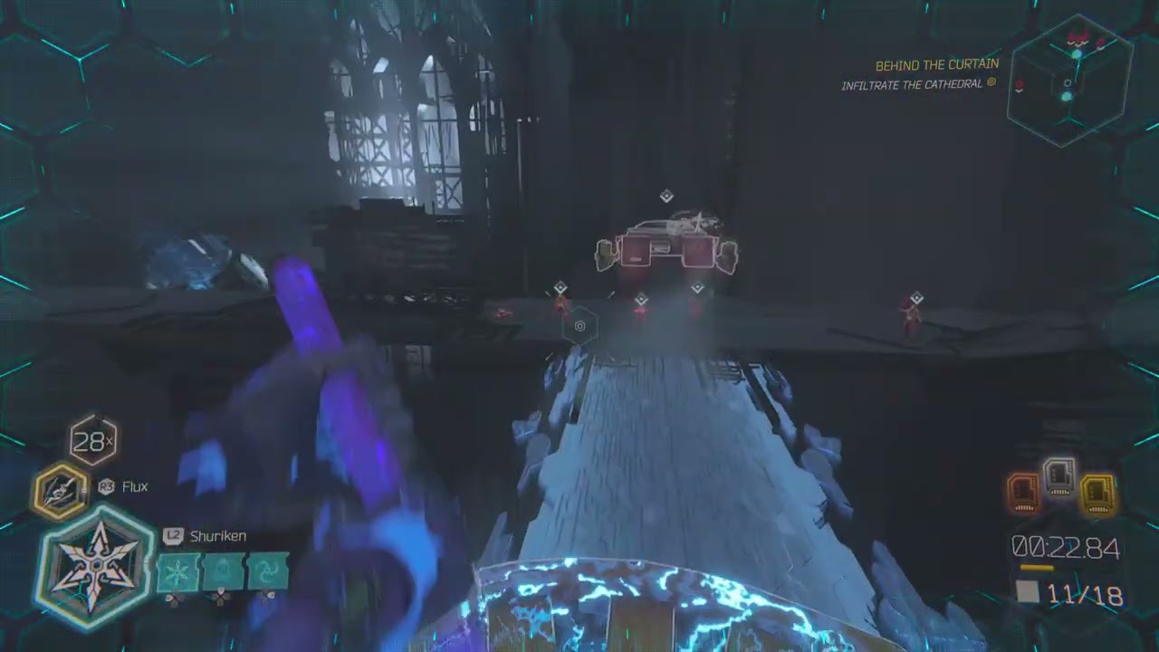 Ghostrunner 2 (PS5) - Behind The Curtain Challenge - Luck+Skill=Gold