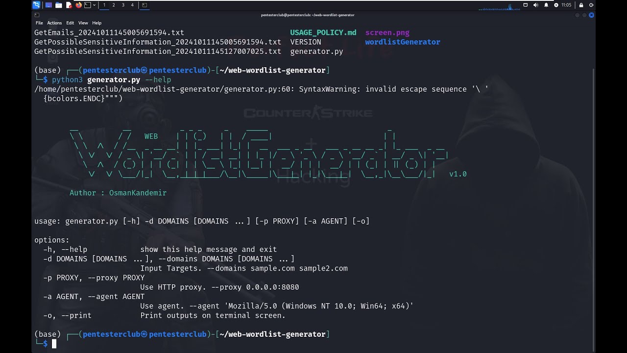 WEB-Wordlist-Generator: Create Custom Wordlists for Penetration Testing