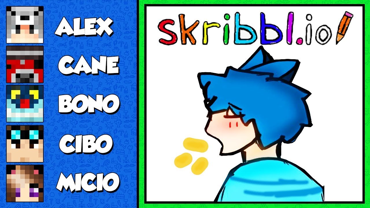 PORTO I MIEI AMICI A DISEGNARE SU SKRIBBL.IO!!!