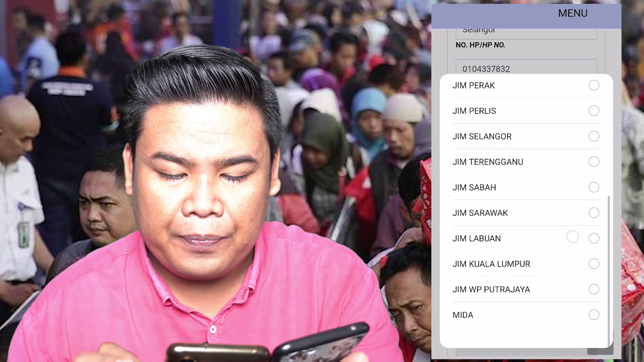 CARA DAFTAR TEMU JANJI ONLINE DI STO LEWAT HP UNTUK YANG AKAN BAYAR KOMPAUN .