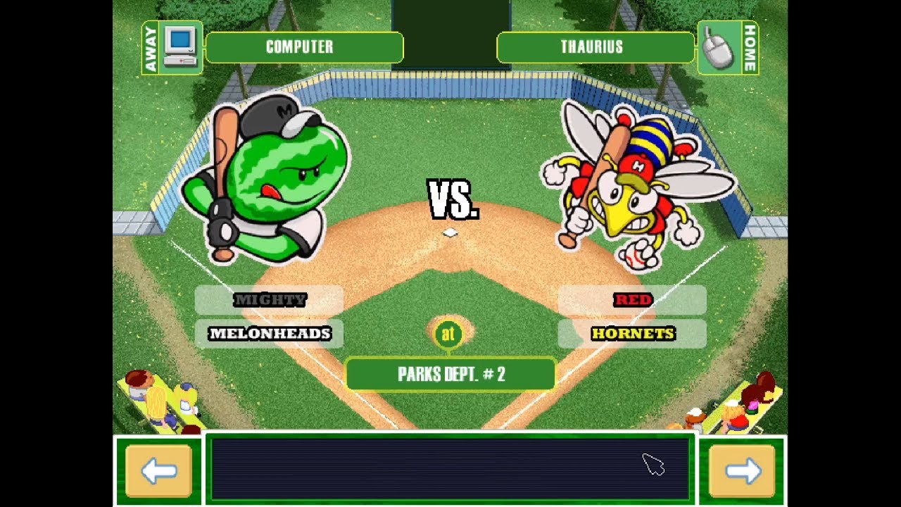 Backyard Baseball 03: Red Hornets Season Game 12