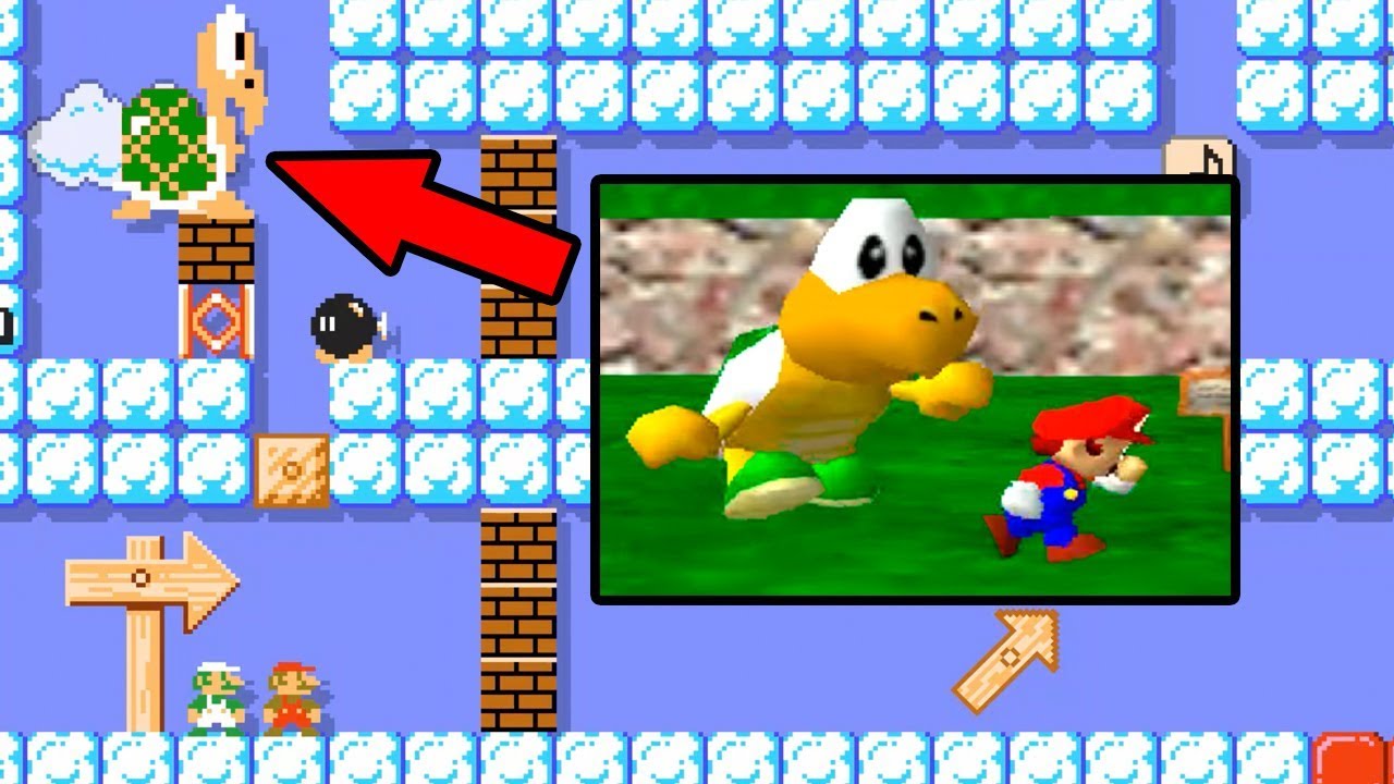 Racing Koopa the Quick in Super Mario Maker 2