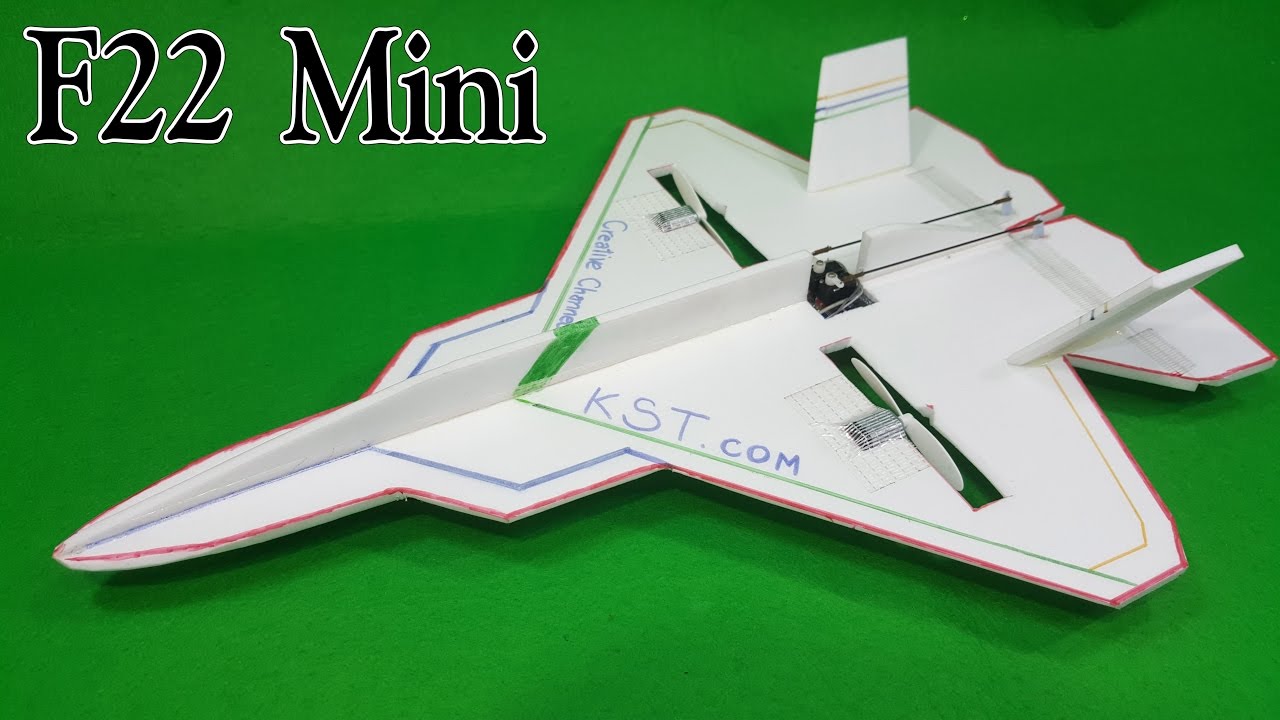 Chế Máy Bay F22 Mini từ TX RX F949 hoặc V911