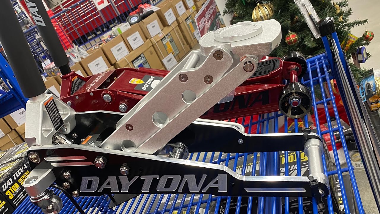 New DAYTONA 1.5 ton Ultra-Low-Profile Lightweight Aluminum Racing Jack | Buy One Now 25% Off