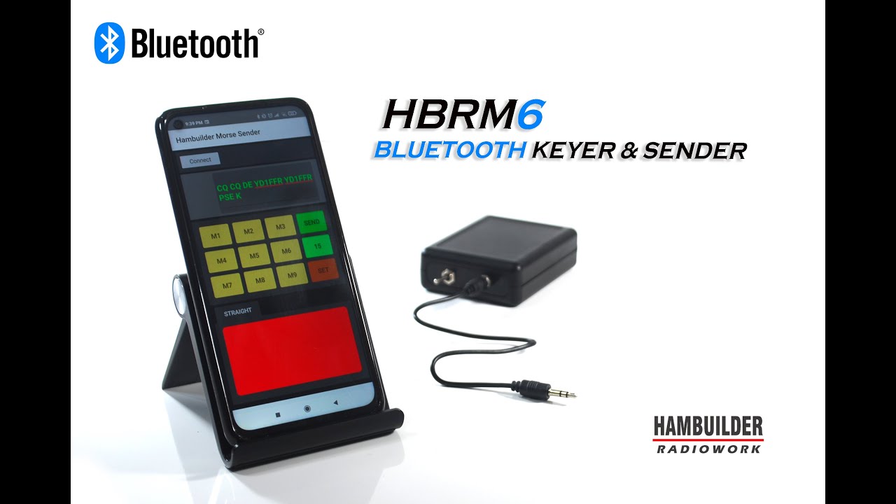 HBRM6 HAMBUILDER BLUETOOTH KEYER & SENDER
