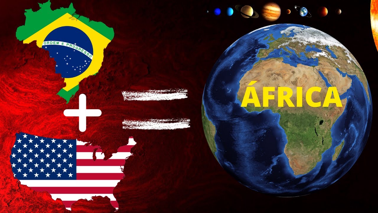 QUAL É O VERDADEIRO TAMANHO DE AFRICA? TODOS DEVERIAM SABER ISSO