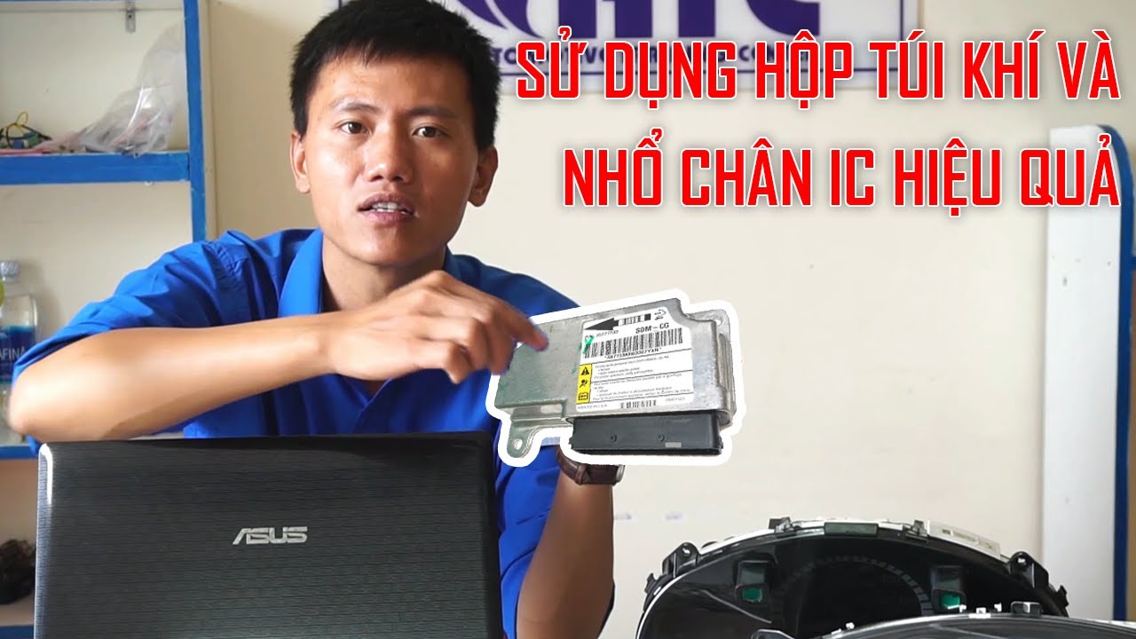 Cách sử dụng hộp túi khí và nhổ chân ic hiệu quả !