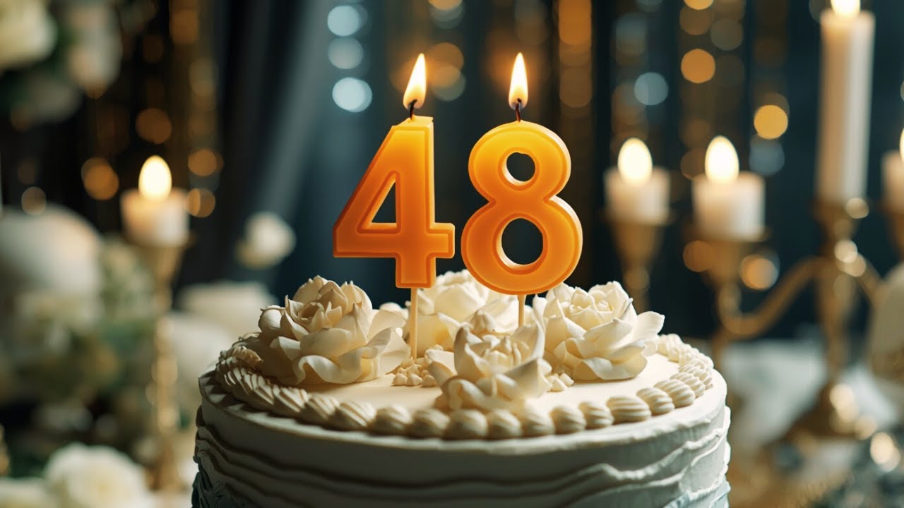 Happy 48th Birthday Song 🎂 | Endless Joy and Peace (30 Minute Loop & Countdown)