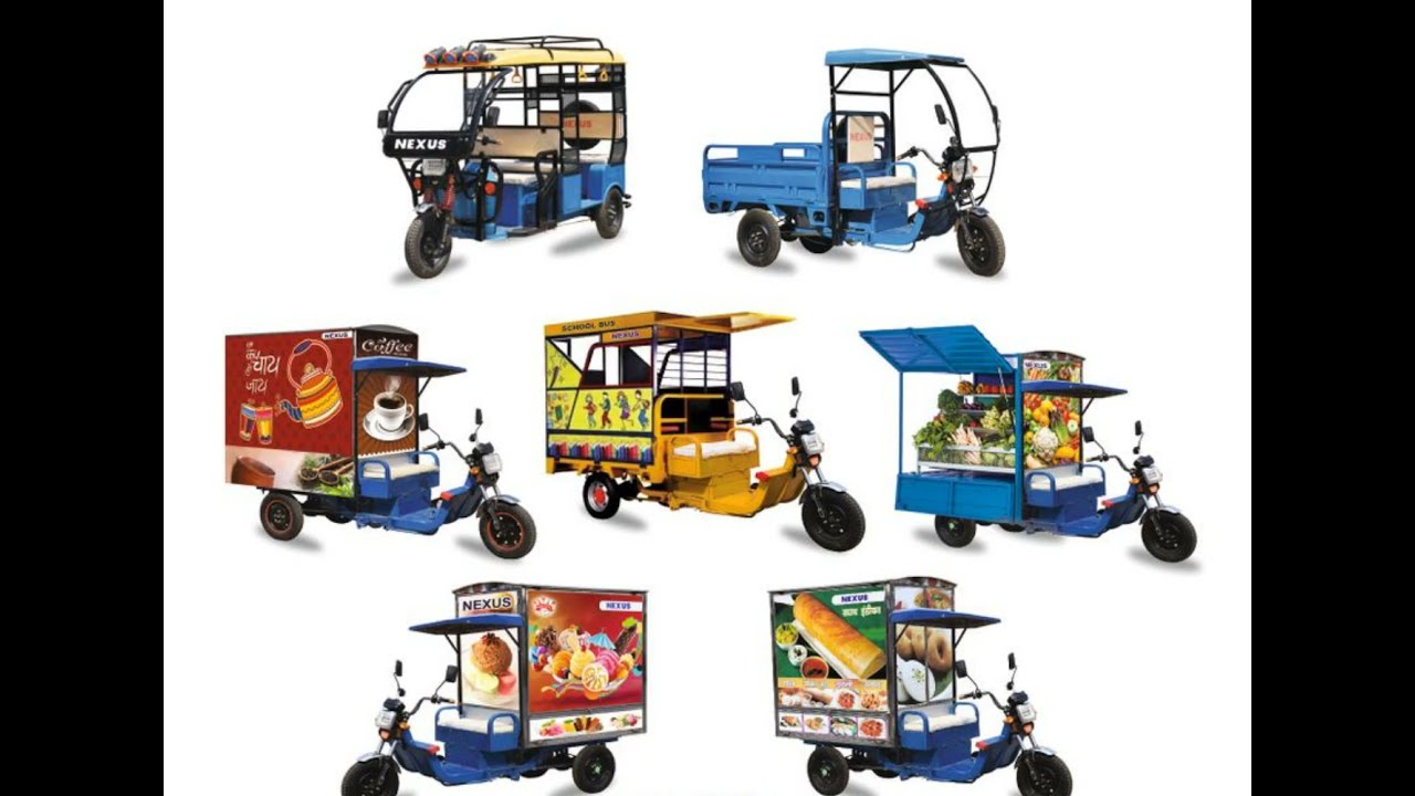 E-FOOD CARTS # E-VEHICLE # E-RICKSHAW MANUFACTURER IN INDIA # NEXUS THE STORE INDIA.