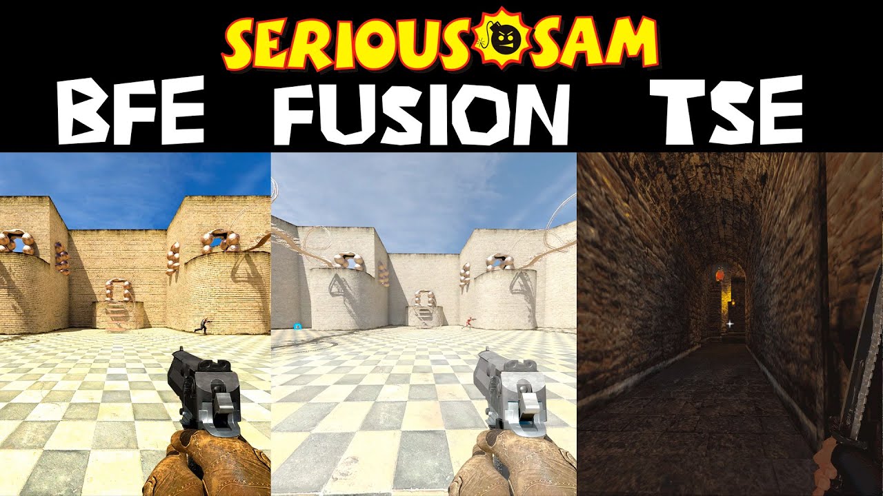 DIFFERENCE BETWEEN: SERIOUS SAM &mdash; FUSION | TSE | BFE (DM)