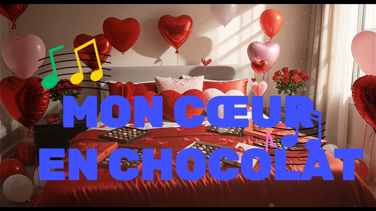 MON CŒUR EN CHOCOLAT   musiqu pour la Saint Valentin