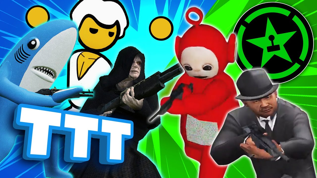 THE MOST AMBITIOUS CROSSOVER IN TTT HISTORY | Gmod TTT (w/ Achievement Hunter)