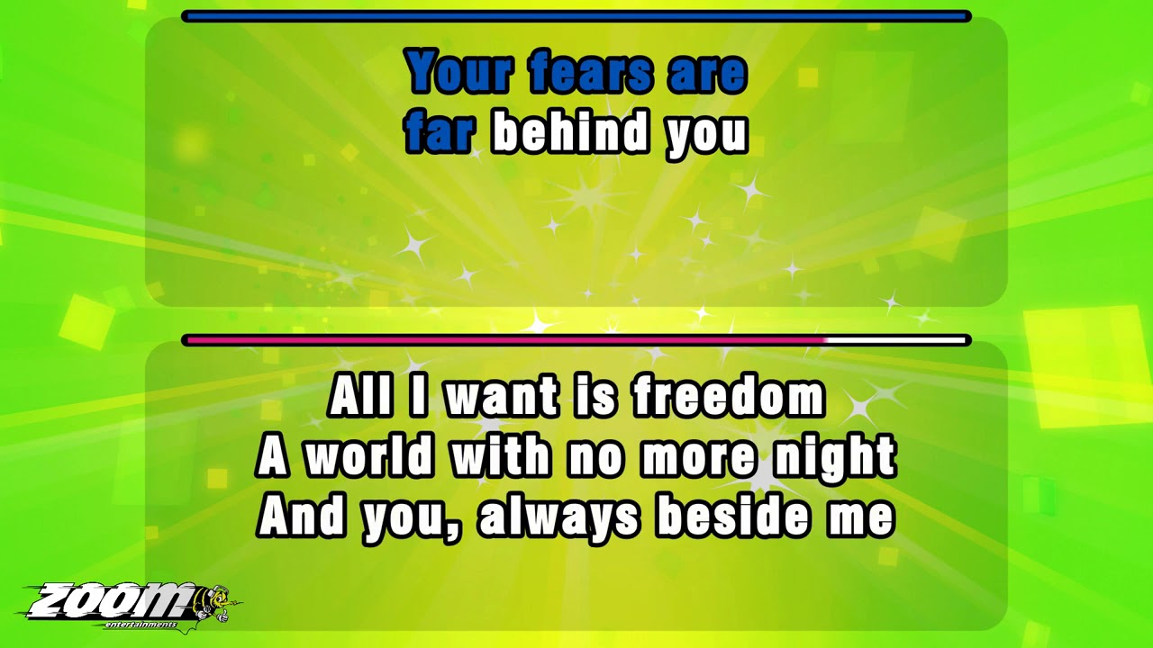 Cliff Richard & Sarah Brightman - All I Ask Of You - Karaoke Version from Zoom Karaoke
