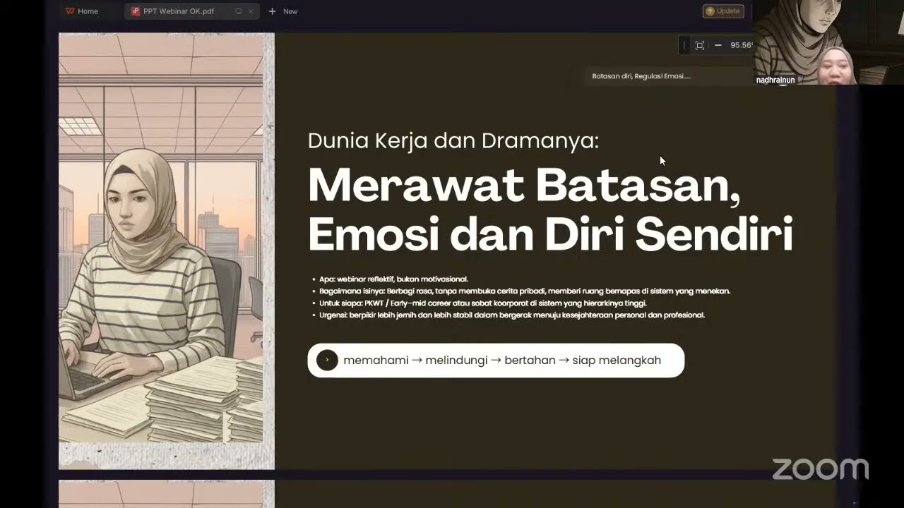 Dunia Kerja dan Dramanya: Merawat Batasan, Emosi dan Diri Sendiri.
