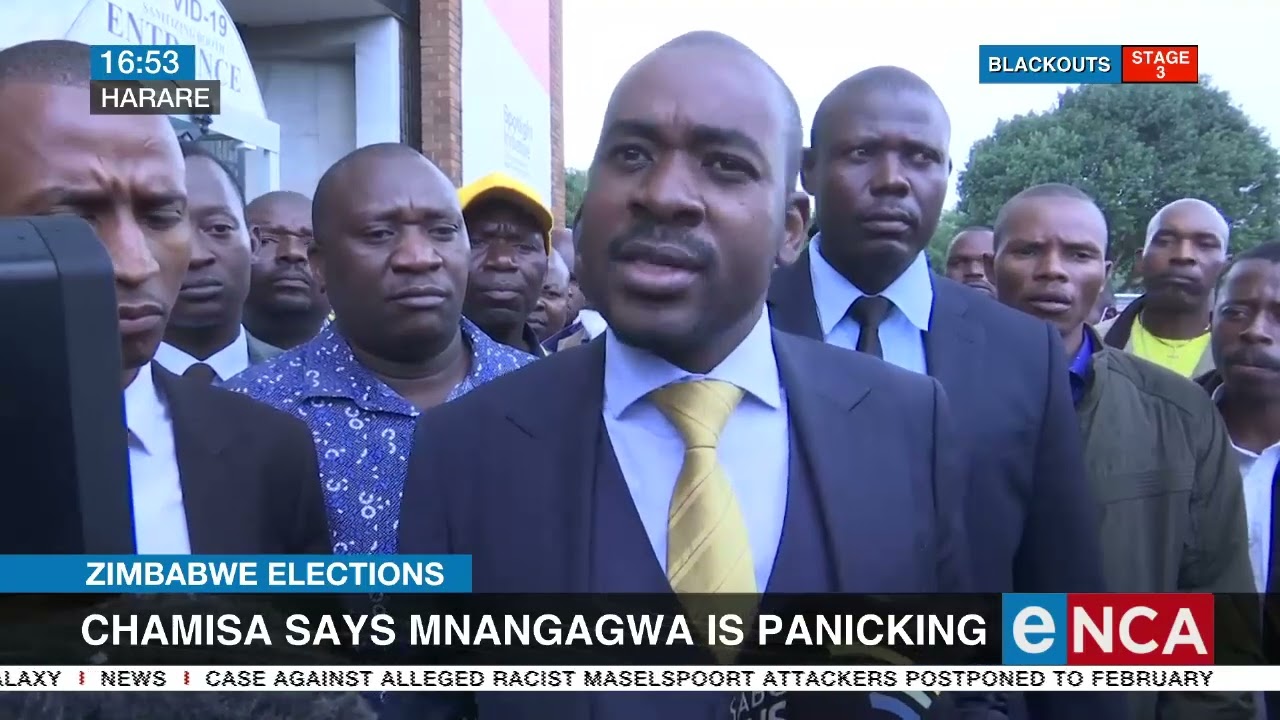 Zimbabwe Elections | Chamisa says Mnangagwa is panicking