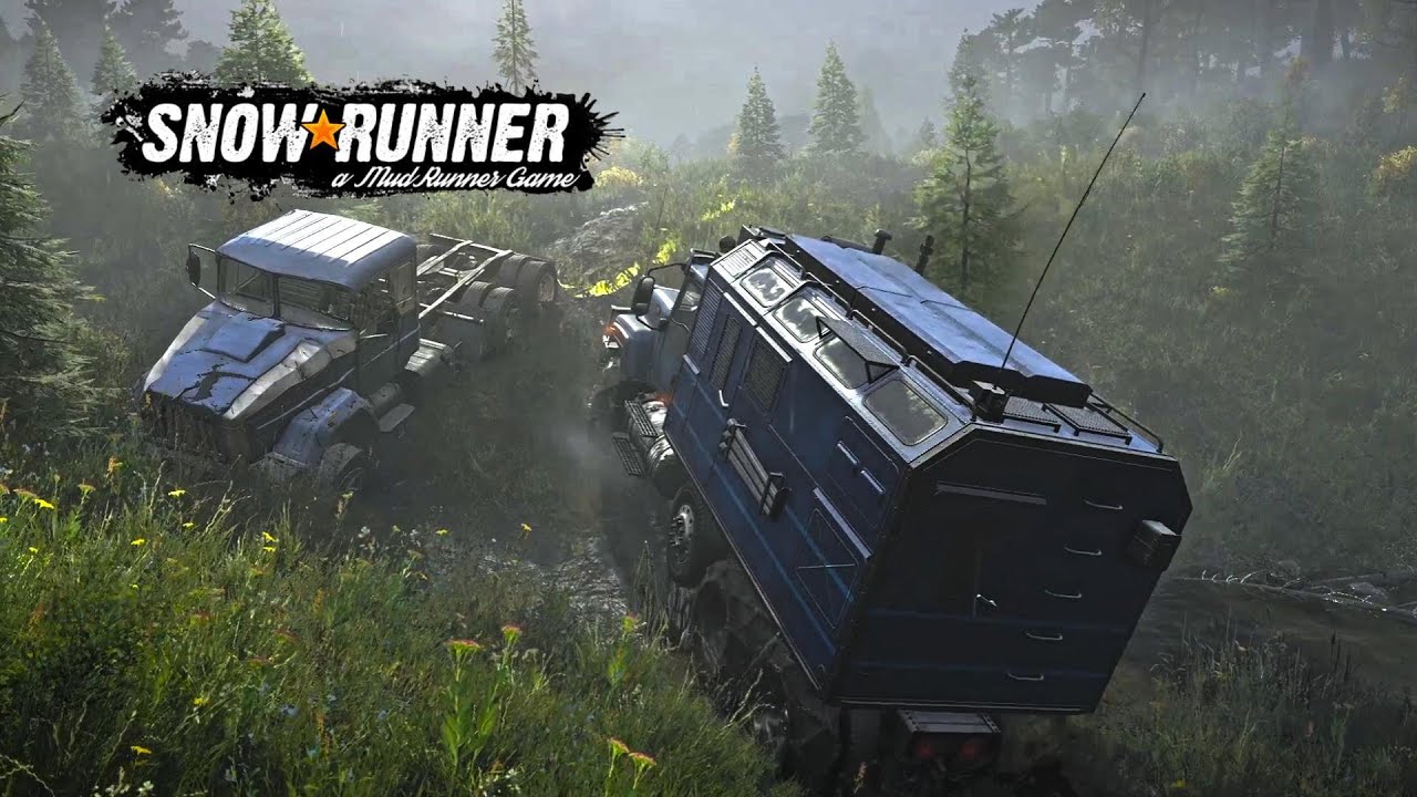 SnowRunner | Rescue Tayga 6436 | Mission SOS | Drowned Lands, Taymyr