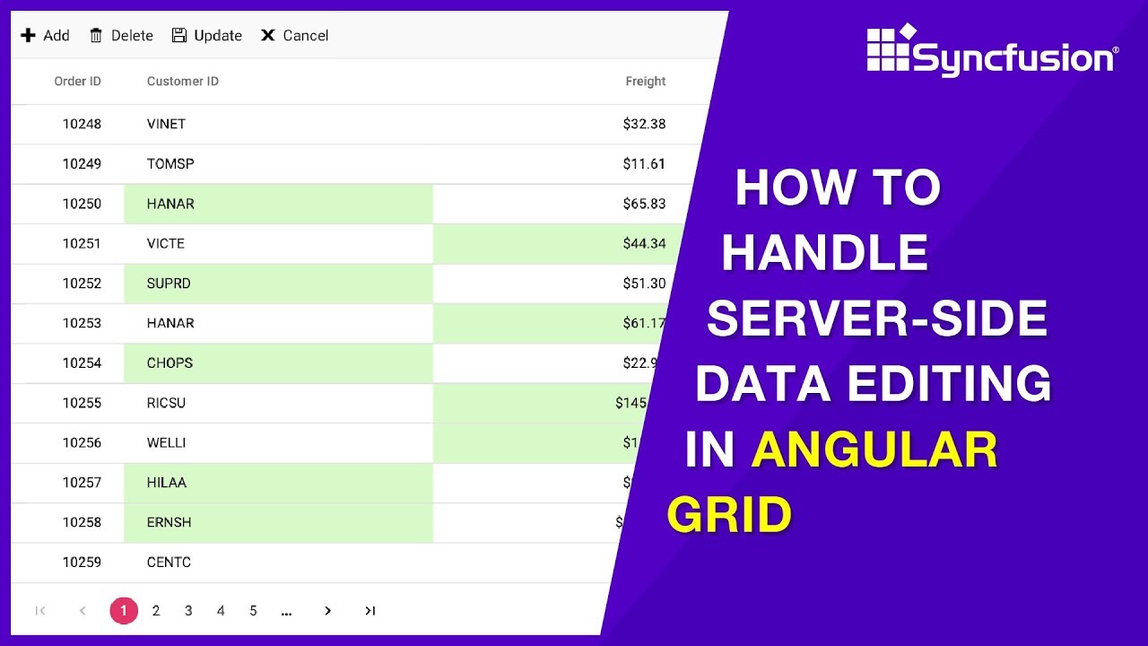 How to Handle Server-Side CRUD Operations in Angular DataGrid