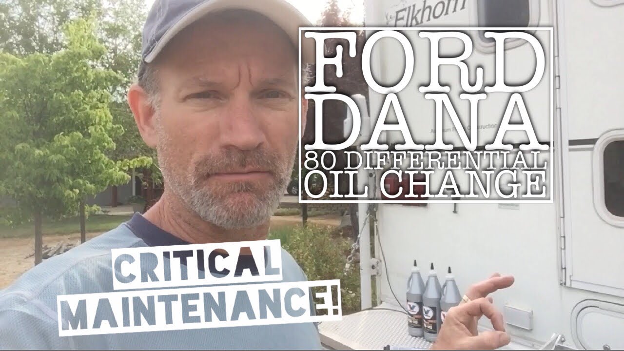 Rear Differential Maintenance Ford Super Duty Dana 80 Dually Oil Change F350