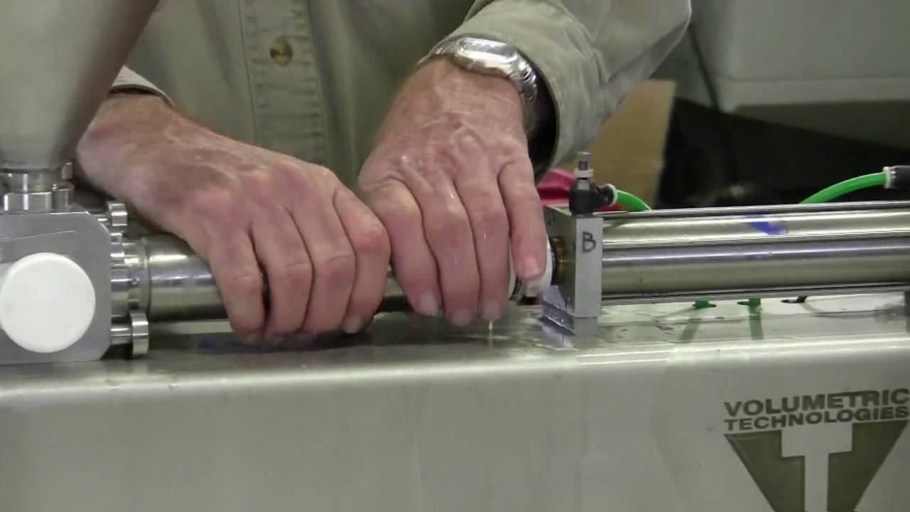 Volumetric Filling Machine: Disassembly and Cleaning