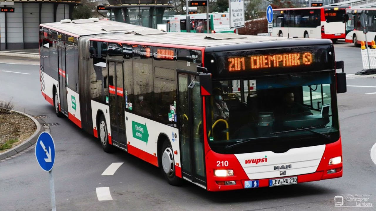 [Sound] Bus - Wupsi ex. 210 - MAN NG 323 (A23) Lion's City G - Voith