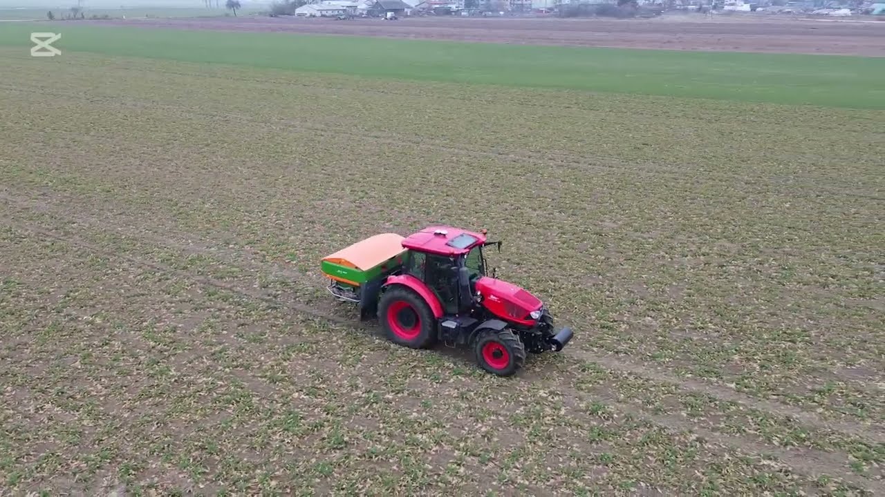 Siew nawozów 2025 [Amazone zav2000 i zetor forterra 120hxs]