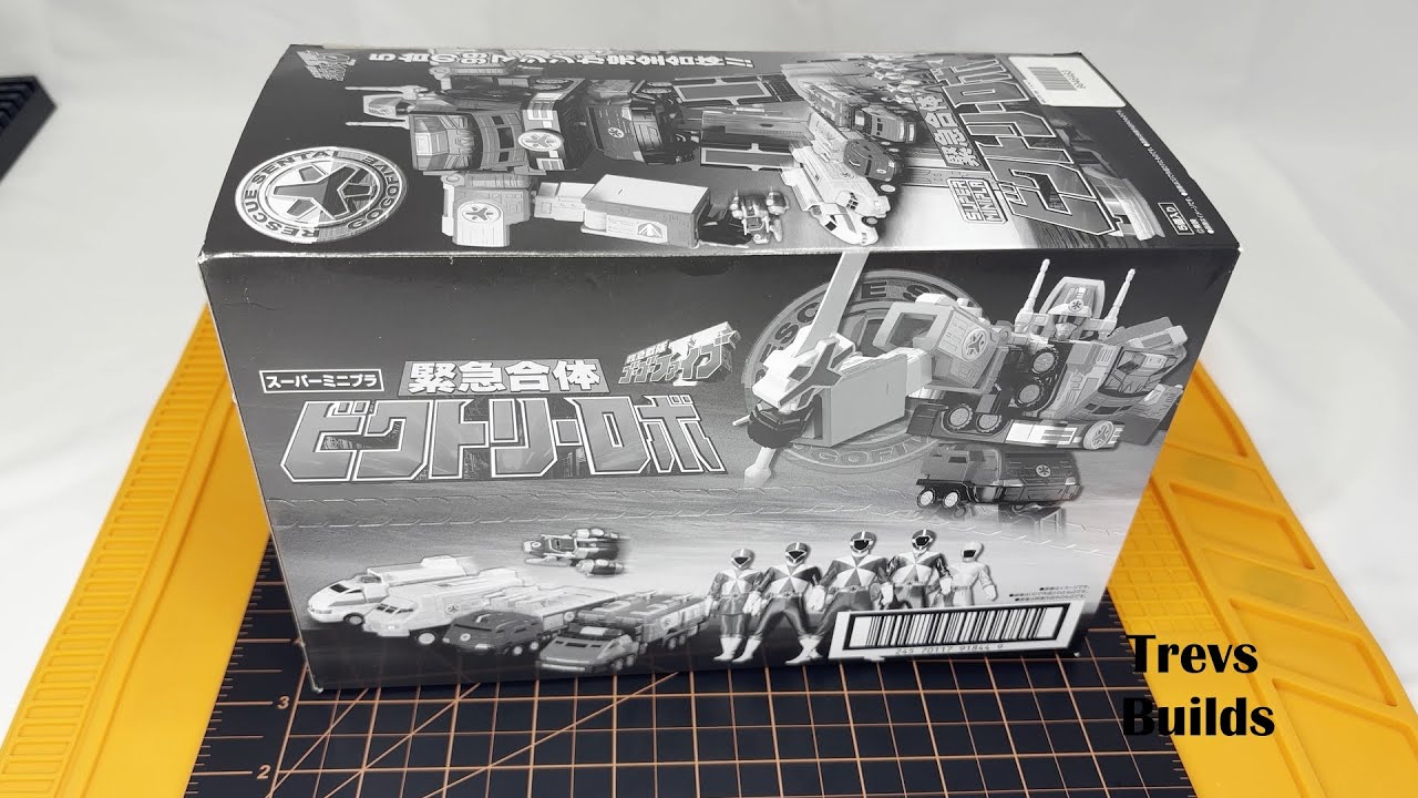 Power Rangers Lightspeed Rescue (GoGoFive) Megazord Minipla Model Kit Build - Trevs Builds Part 1/5