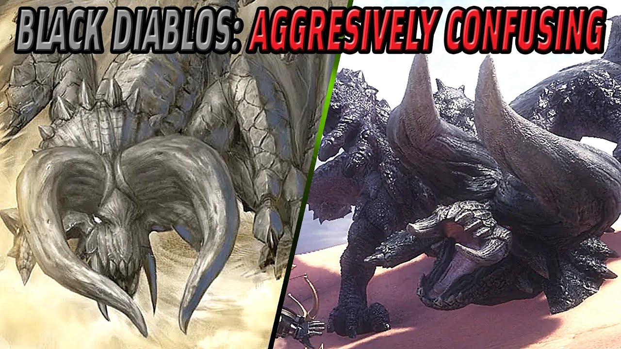 Aggressively Confusing Lore: Black Diablos - Monster Hunter