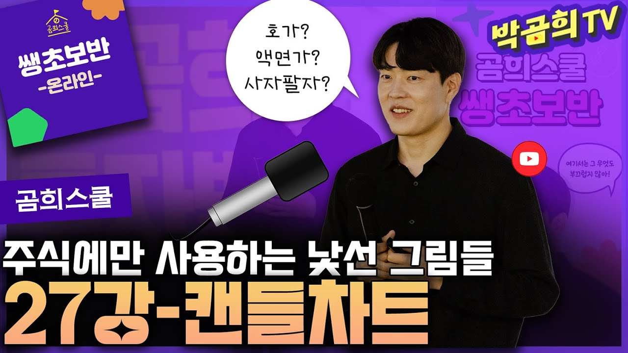 🧑🏻&zwj;🏫 27강 - 캔들차트 보는 법ㅣ쌩초보반 무료공유ㅣ🏫곰희스쿨