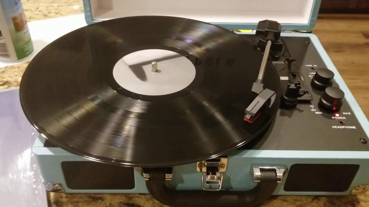 It's Just A Burning Memory but it's playing on a turntable