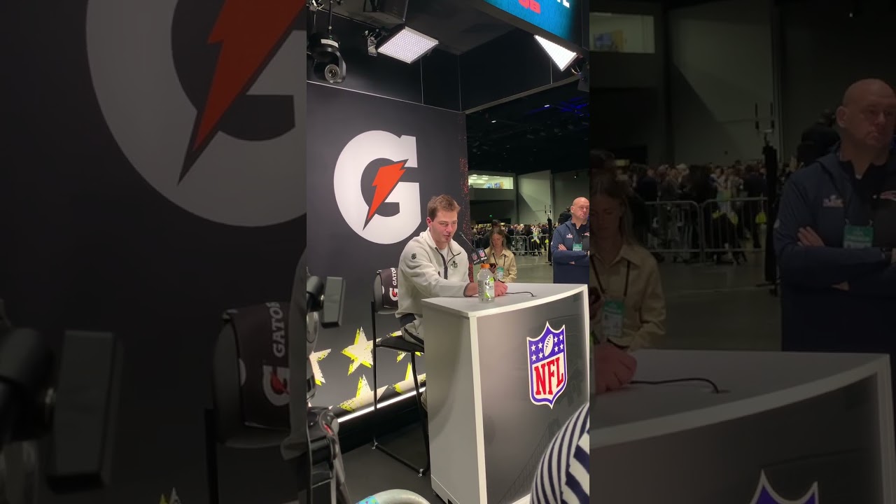 New England Patriots quarterback Drake Maye reflects on how his marriage has helped him this season