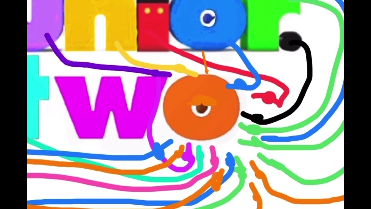 KOSI&rsquo;S Nick Jr. Too & Disney Junior. Two logo bloopers take 8 U & N Swap colours
