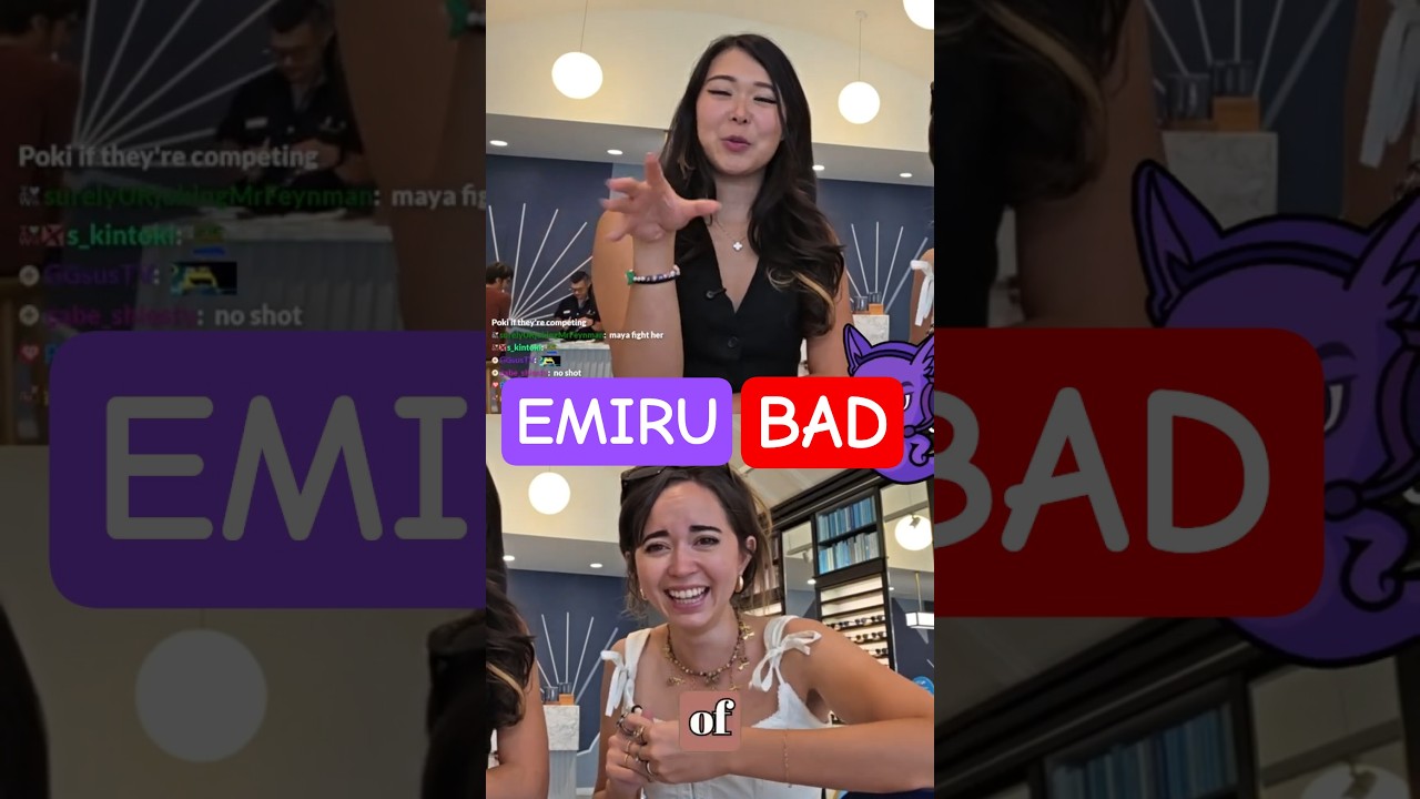 ExtraEmily совершенно не верит в Эмиру. Майя в шоке. #extraemily #mayahiga #twitchclips