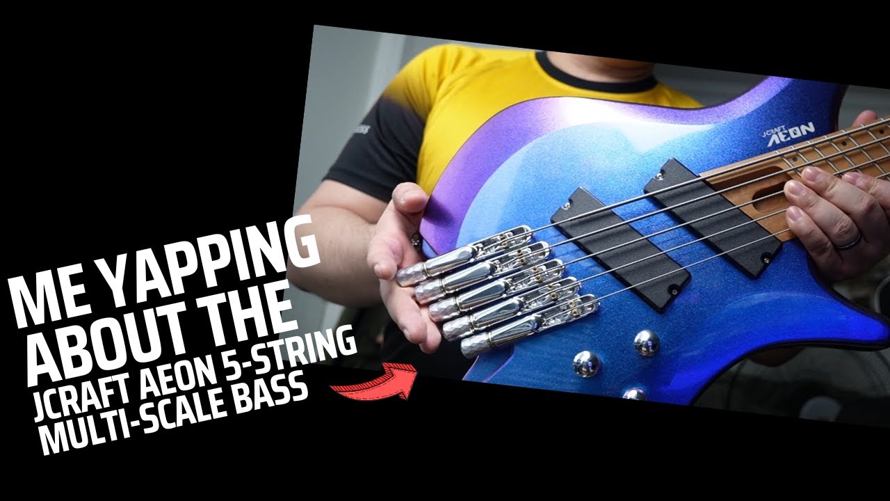 Me Yapping About the JCraft Aeon Multi-Scale 5-String Bass (₱19K Headless Bass)