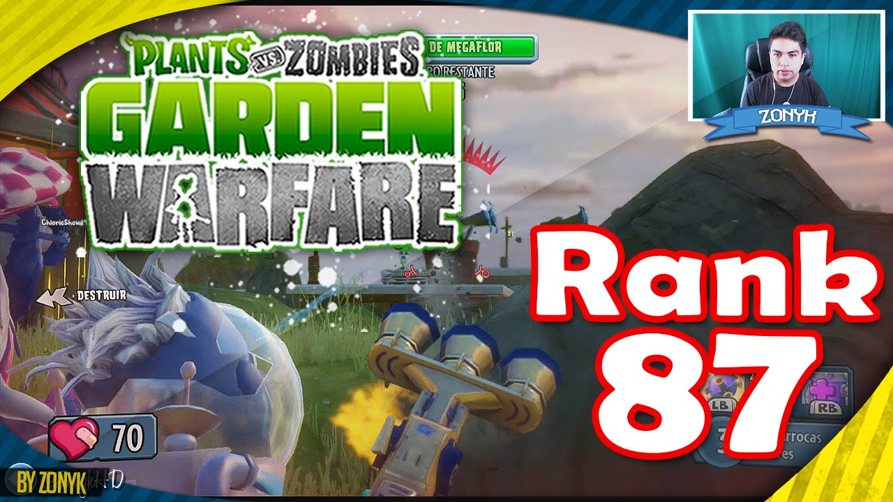 ¡El ASTRONAUTA en Jardines Live 2.0 & Suscriptor Troll xD! #RoadToRank100 - PvZ Garden Warfare