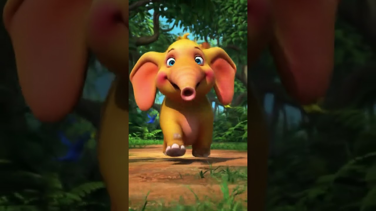 elephant tummy time #cartoon #video #animation #youtubeshorts