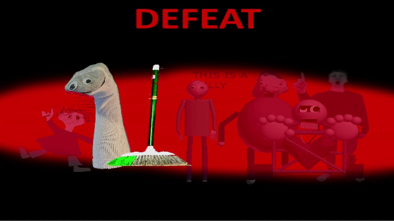 Bald-Impostor! | Getting Killed By Ghost-Baldi! | (Defeat Ending!)