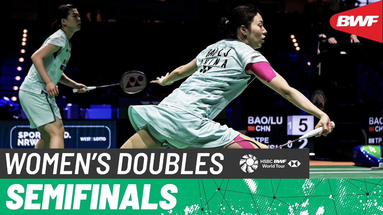 YONEX German Open 2026 | Bao/Luo (CHN) [8] vs Hsu/Sung (TPE) [3] | SF