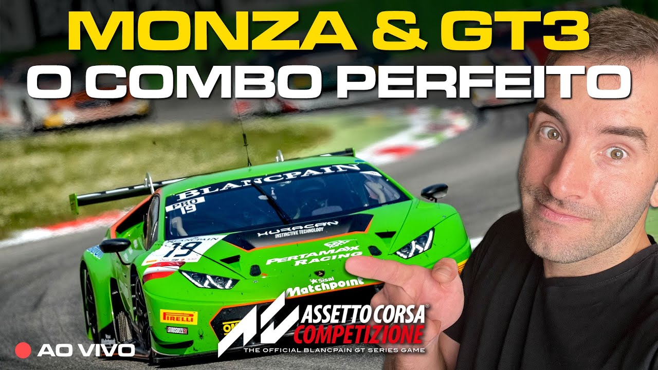 O combo perfeito: Monza + GT3 no #assettocorsacompetizione